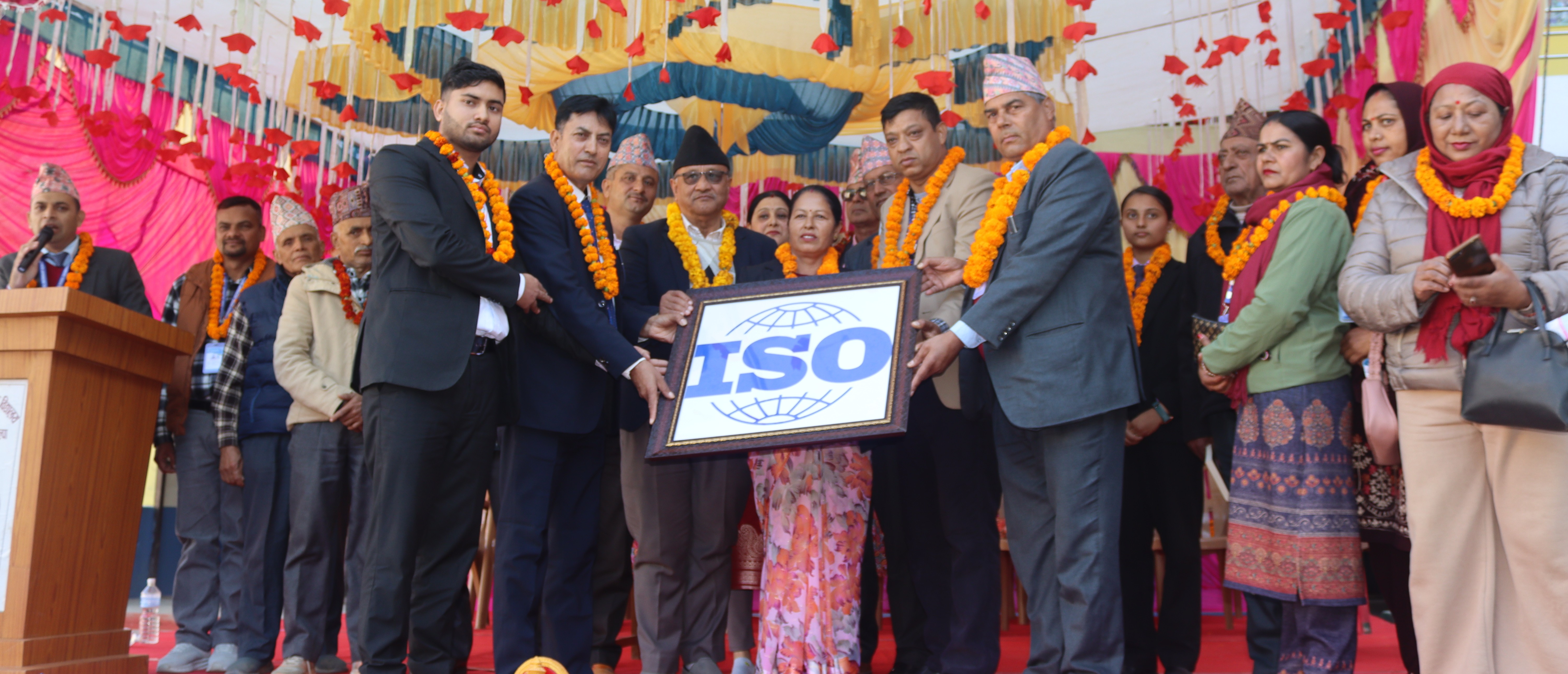 दमकडा माविलाई अन्तर्राष्ट्रिय गुणस्तर चिह्न प्रदान