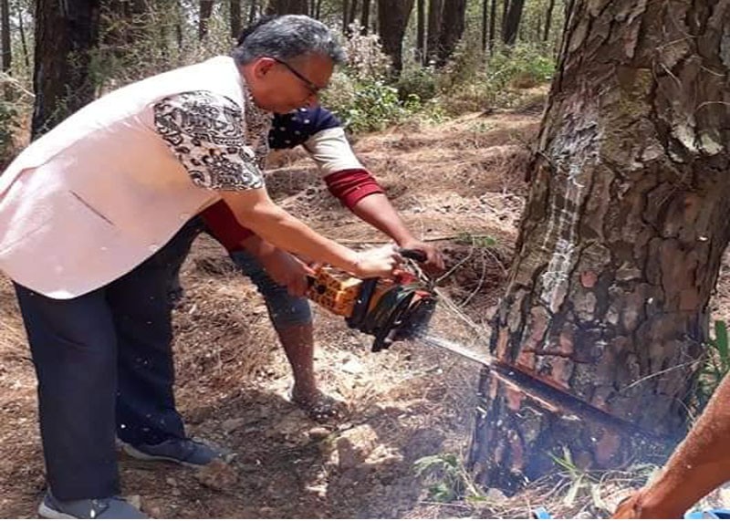 तानसेनमा वातावरणीय बस टर्मिनल निर्माण कार्यको शुभारम्भ