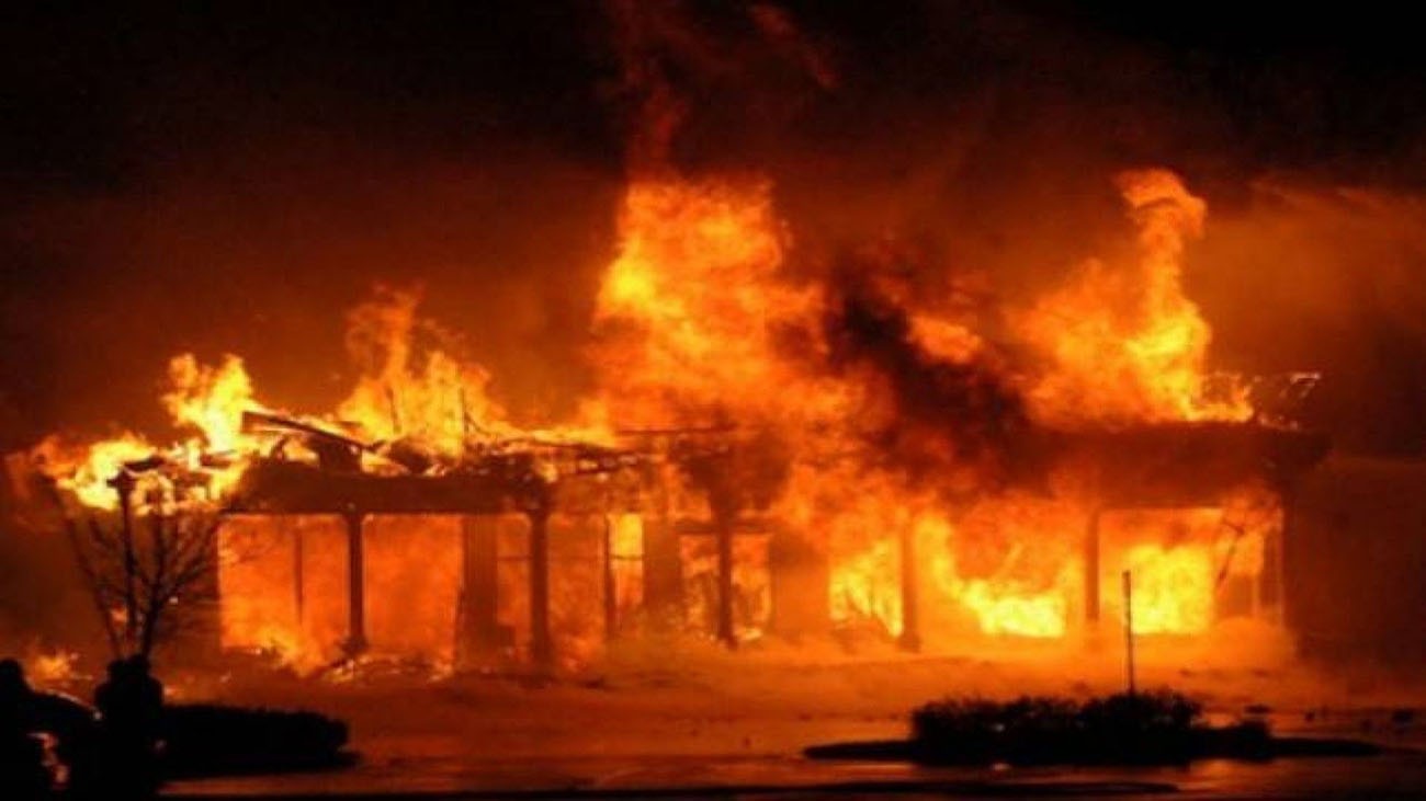 गुल्मी आगलागी : एक सय १७ घरगोठ जले, ११ जनाको मृत्यु