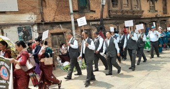 राष्ट्रिय सहकारी दिवसको अवसरमा पाल्पामा प्रभात फेरी (तस्बिरहरु)