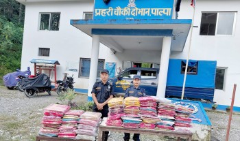 पाल्पामा भन्सार छलीका लाखौँ मूल्यका सामान बरामद