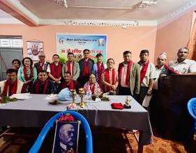 क्षयरोग निवारण संस्था पाल्पाको अध्यक्षमा श्रेष्ठ