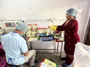 सहकारीद्वारा मकैको पीठो बजारीकरण