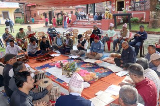 पाल्पाका भगवती मन्दिरहरुमा भक्तजनहरुको  भिड