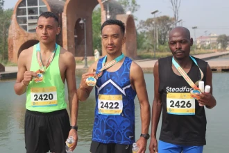 अनिशलाई तेश्रो लुम्बिनी अन्तर्राष्ट्रिय ‘पिस म्याराथन’को उपाधि
