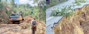वर्षाले पाल्पाका सडक क्षतविक्षत, पुल समेत जोखिममा