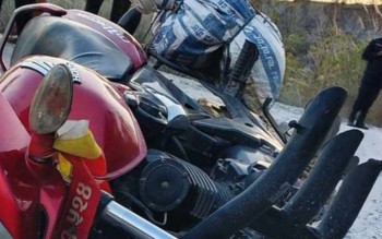 टिपरको ठक्करबाट पाल्पामा मोटरसाइकल चालकको मृत्यु 