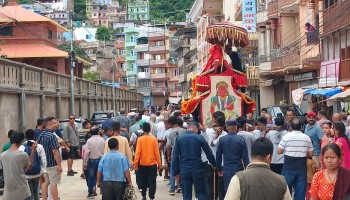 तानसेनमा निकालियो भिमसेन रथयात्रा