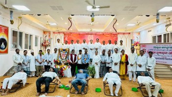 विशाल रक्तदान महाअभियानमा एक लाख युनिट रक्त सङ्कलन