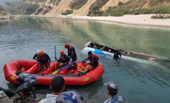 रामेछाप बस दुर्घटना अपडेटः १२ जनाको मृत्यु