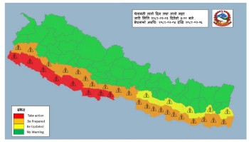 लुम्बिनीका तराई भू–भागको तापक्रम ४० डिग्रीमाथि