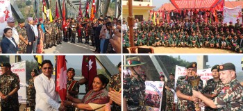सेनाको टोली पाल्पा आइपुग्यो, ऐतिहासिक कोत, गढी र किल्ला पुग्दै