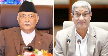 पूर्व प्रधानमन्त्री ओली र पूर्व गृहमन्त्री  लेखक पक्राउ