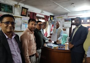 शिक्षा विधेयक सच्याउन प्याब्सन पाल्पाले बुझायो ज्ञापनपत्र