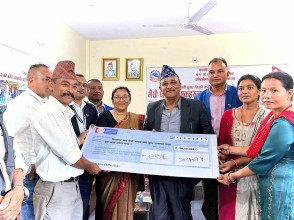 तानसेन–११ का भैसीपालक किसानलाई अनुदान