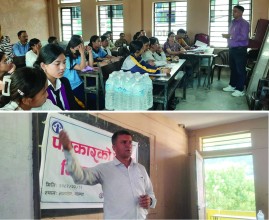 प्रेस युनियन पाल्पाद्वारा पत्रकार क्षमता विकास तालिम 