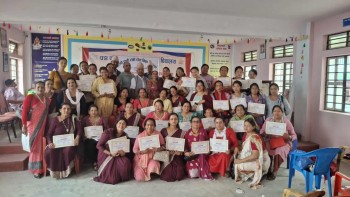 तानसेनका महिलालाई क्रिस्टलको गहना र धुप बनाउने तालिम
