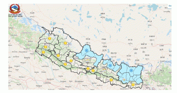 हाल मौसम अवस्था : यी चार प्रदेशमा छिटफुटदेखि हल्का वर्षा
