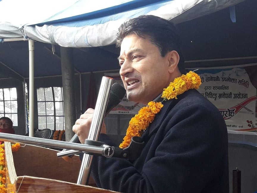 विद्यार्थी हुँदा पानीको समस्या झेलेका पूर्व मन्त्री विष्ट ३८ वर्ष पछि लिफ्टिङ्ग खानेपानी उद्घाटन गर्न पाउँदा खुसी