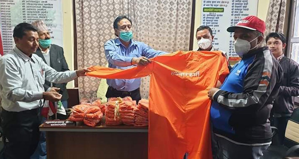 गुल्मीका पत्रकारलाई पिपिई