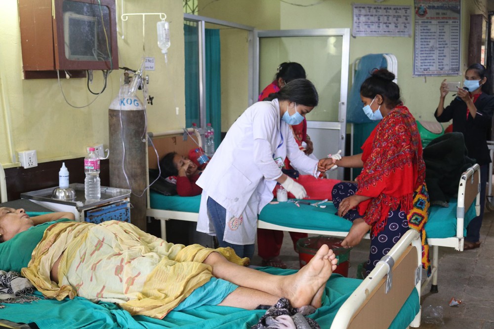 पाल्पाको रामपुरमा पितृप्रसाद ग्रहण गरेका २९ बढी एकै पटक बिरामी
