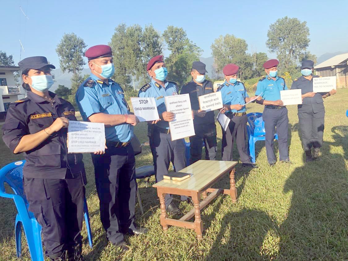 बालविवाह न्यूनीकरणको अभियानमा प्रदेश प्रहरी