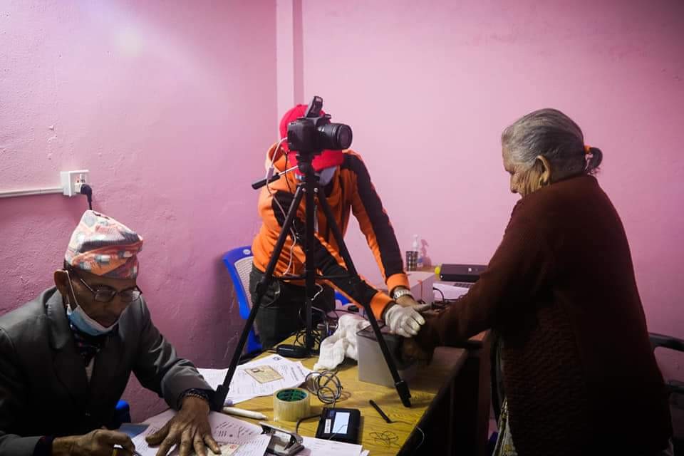 गुल्मीमा राष्ट्रिय परिचय पत्रका लागि दर्ता संकलन कार्य तिव्र