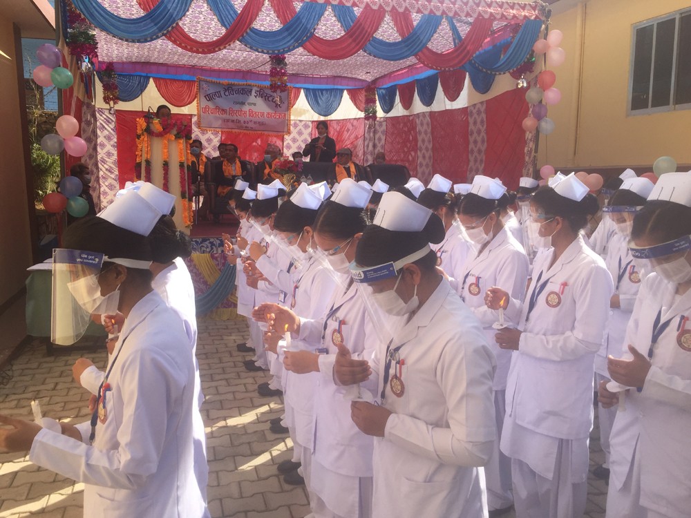 पाल्पा टेक्निकल इन्स्टिच्यूटका अनमीलाई शिरपोस