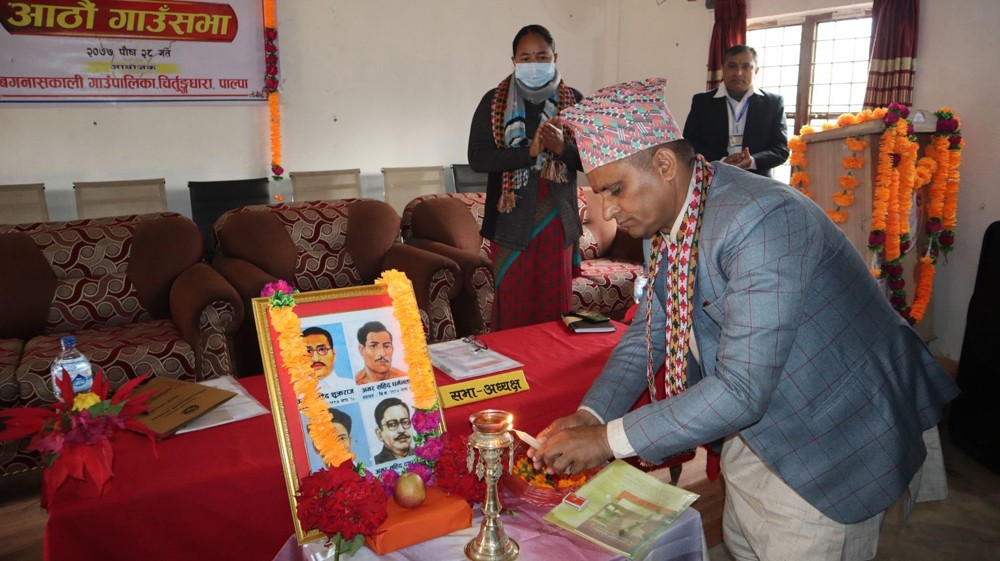 बगनासकालीले आठौं गाउँसभाबाट परित गर्यो १ ऐन, ६ कार्यविधि सहित निर्देशिका र मापदण्ड