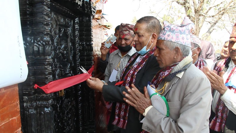 उनाएचौरमा पुरातत्व शैलीको मन्दिर निर्माण