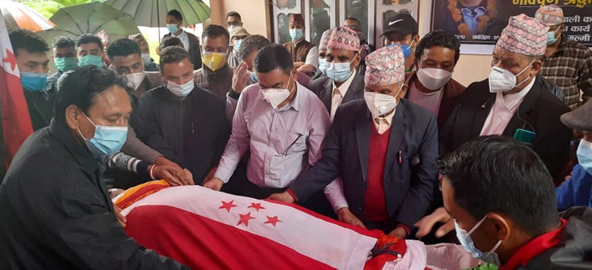 नेपाली काँग्रेस मुसिकोट नगरका सभापति शाक्यको निधन