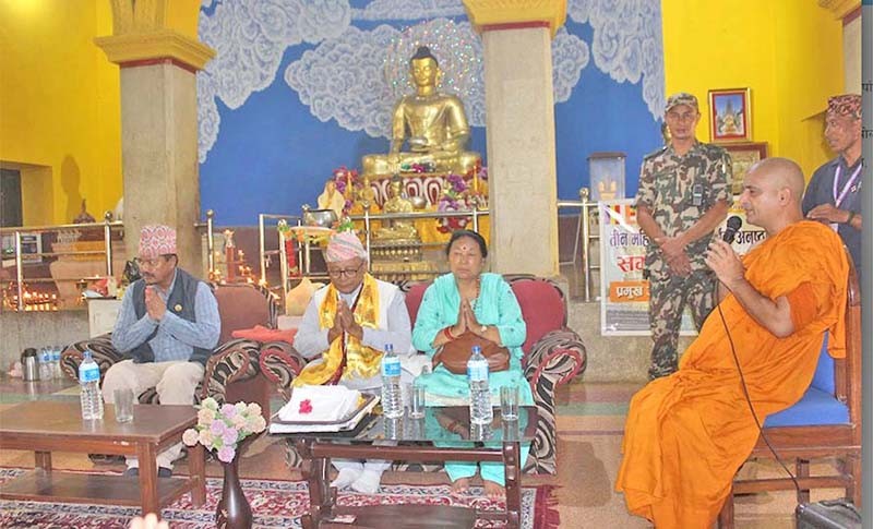 बौद्ध धर्मावलम्बीको पर्व वर्षावास सुरु