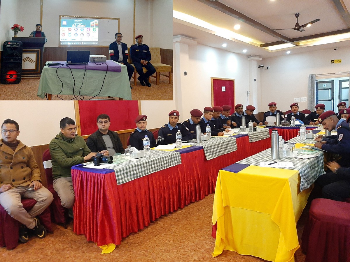 बाल संरक्षणको कानुनमा प्रहरीको भूमिका सम्बन्धी अभिमुखिकरण