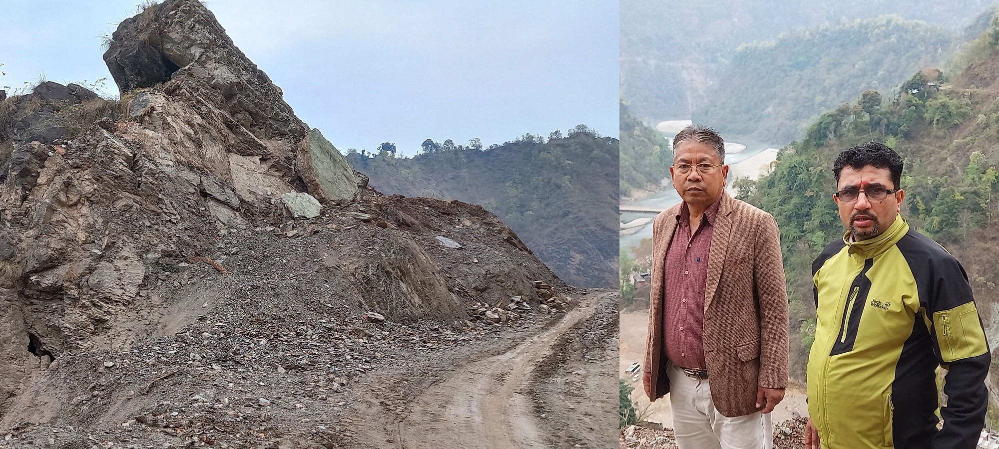 लुम्बिनी प्रदेशका पूर्व मन्त्री रानाले गरे सडकको स्थलगत निरीक्षण