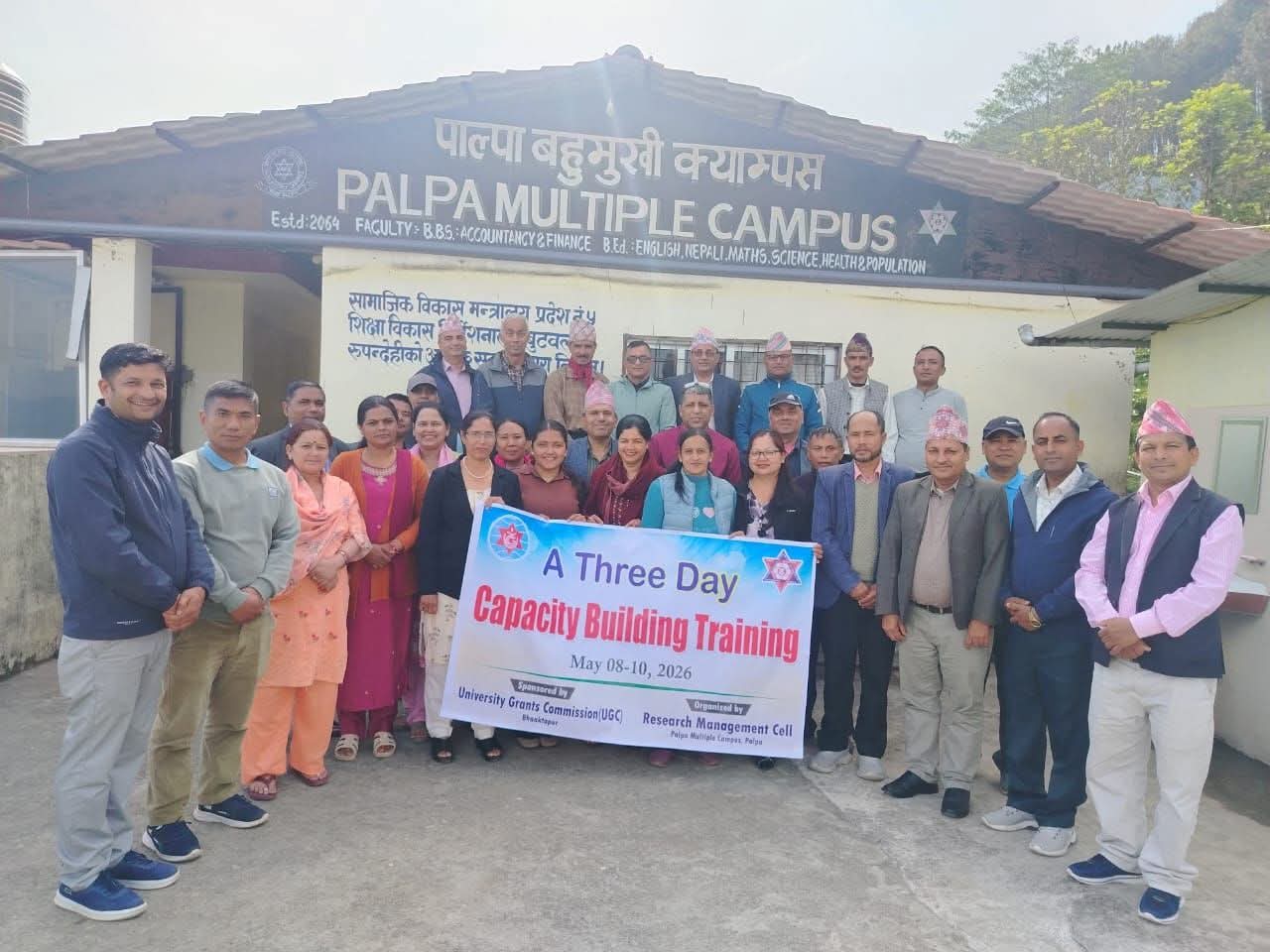 पाल्पामा प्राध्यापकहरूलाई क्षमता विकास तालिम