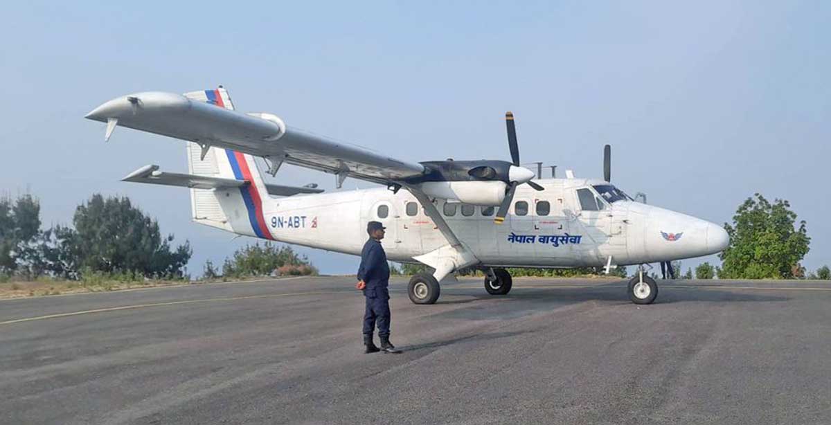 रेसुङ्गा विमानस्थलमा हप्ताको चार पटक उडान हुँदै