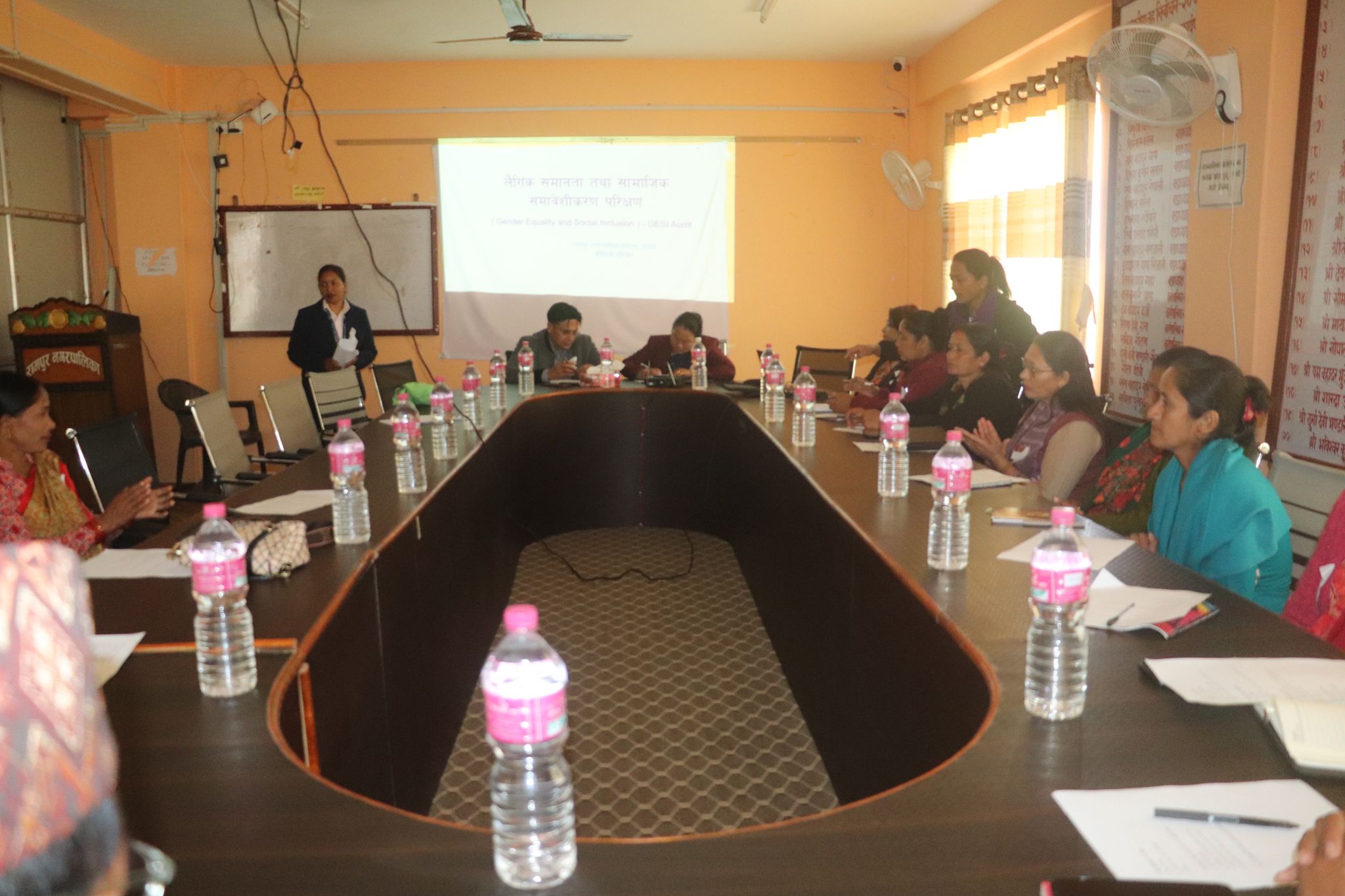 रामपुर नगरपालिकाले गर्यो लैंगिक समानता तथा सामाजिक समावेशीकरण परीक्षण