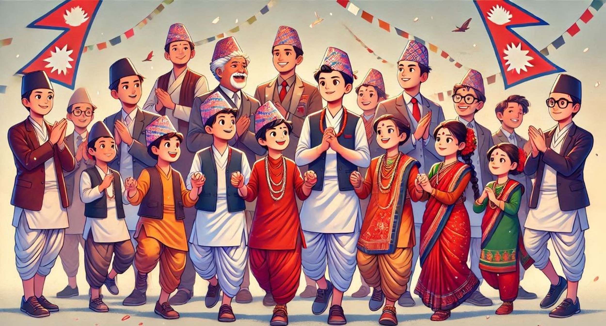 राष्ट्रिय पोशाक दिवस मनाइँदै