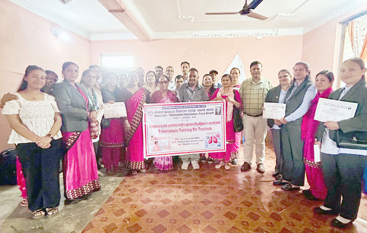 तानसेनका शिक्षकहरुलाई क्षयरोग सम्बन्धी सचेतना