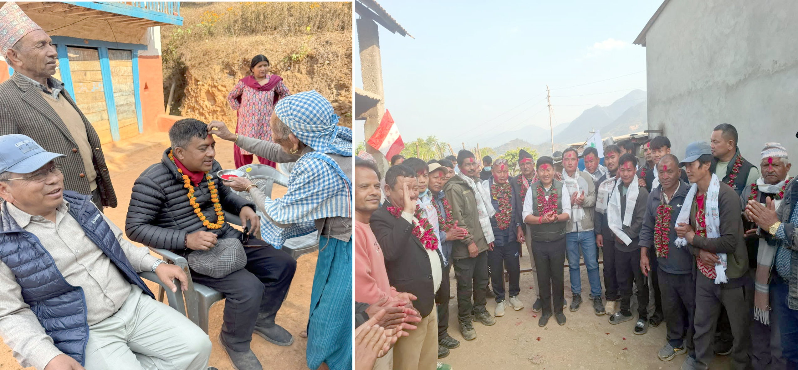 पाल्पामा काँग्रेसका उम्मेदवारलाई जेष्ठ नागरिकको आशीर्वाद, युवाको साथ