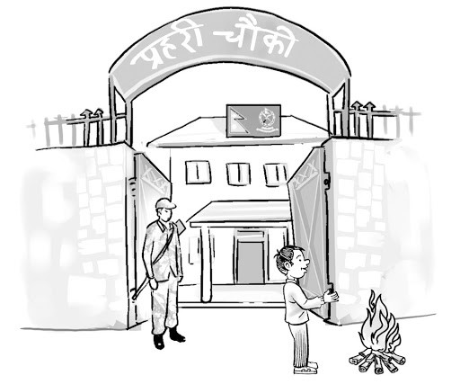 पाल्पामा थपिँदै प्रहरी चौकी
