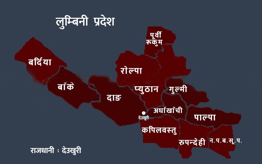 लुम्बिनी प्रदेशप्रति आपत्ति