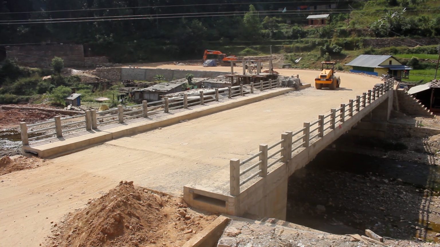 तम्घास–सिमलटारी सडकमा चारवटा पक्की पुल निर्माण
