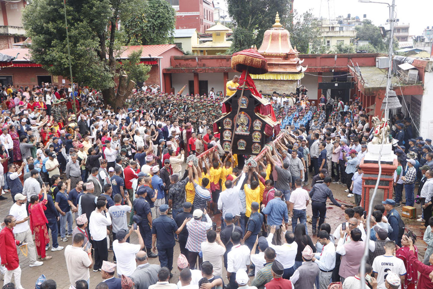 भोटेकोशीको पीडाबीच  पाल्पामा मनाइयो २०७ औँ विजय उत्सव