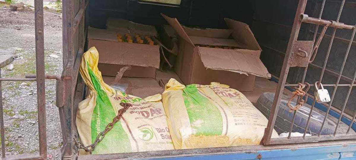 प्रहरीद्वारा पाल्पामा अवैध सामान बरामद