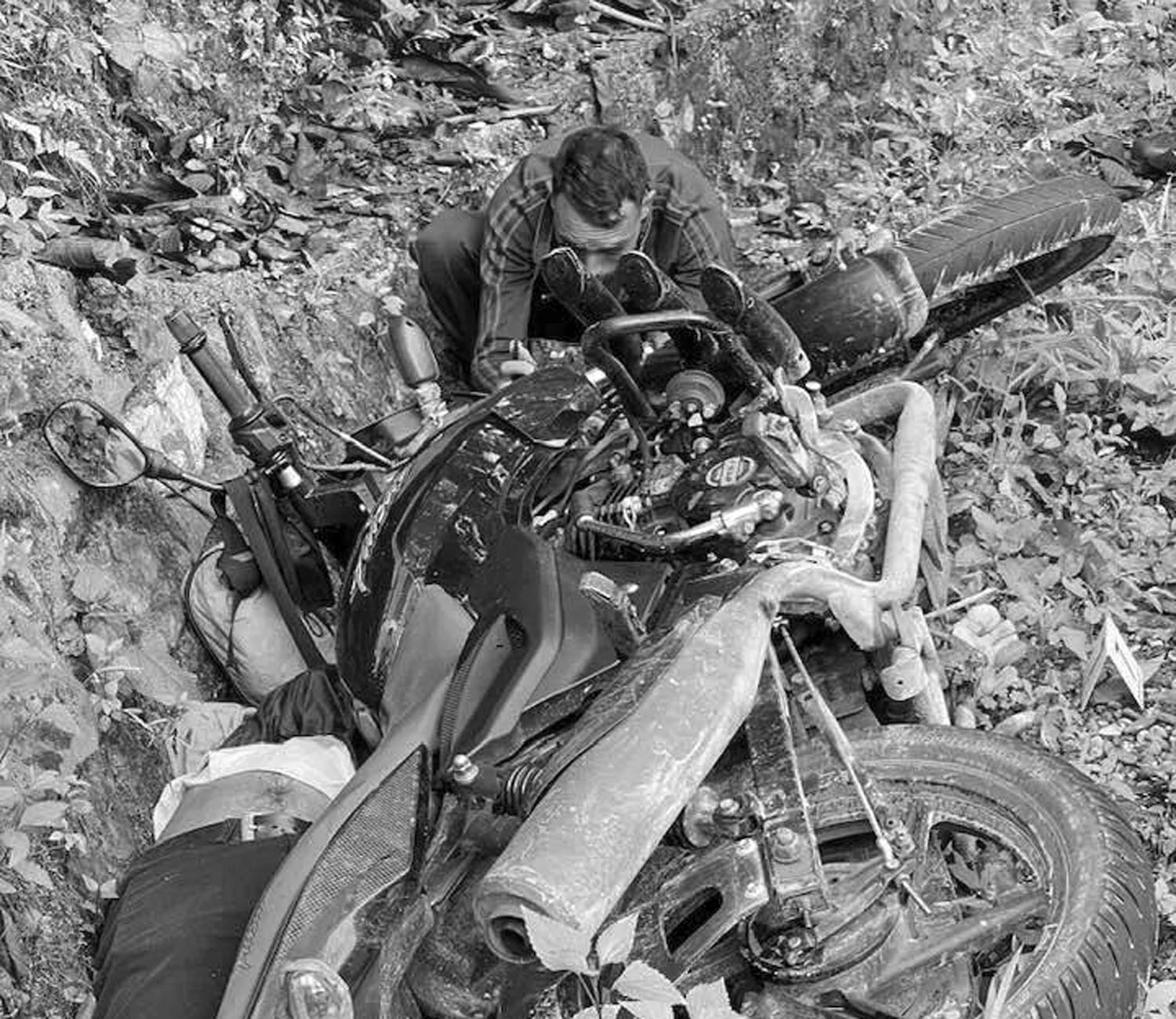 गुल्मीमा मोटरसाइकल दुर्घटना हुँदा एक जनाको मृत्यु