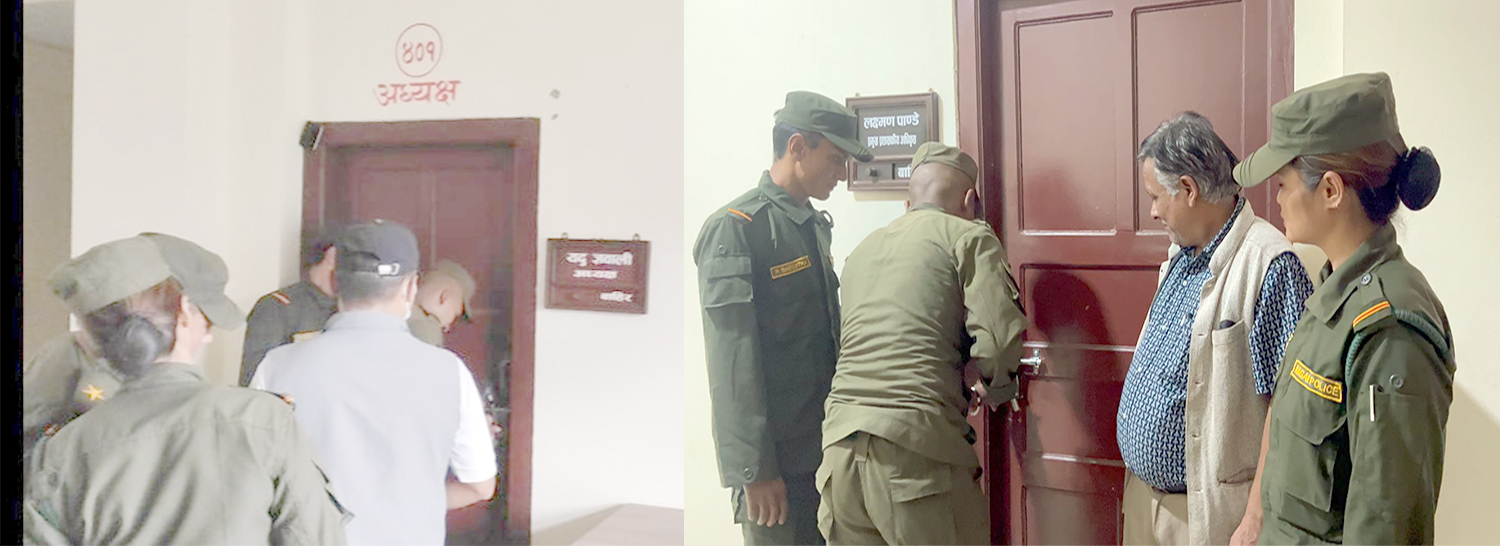 काँग्रेसको समन्वयमा रुरुक्षेत्र गाउँपालिकामा लगाइएको ताला पाँच दिनपछि खुल्यो