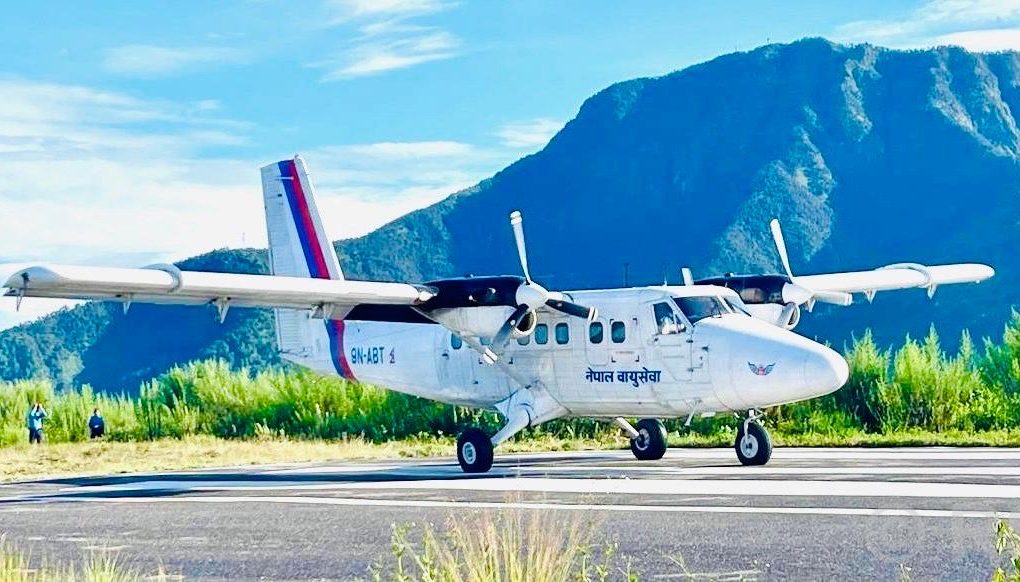 प्रतिकूल मौसमका कारण रेसुङ्गा विमानस्थलमा उडान प्रभावित