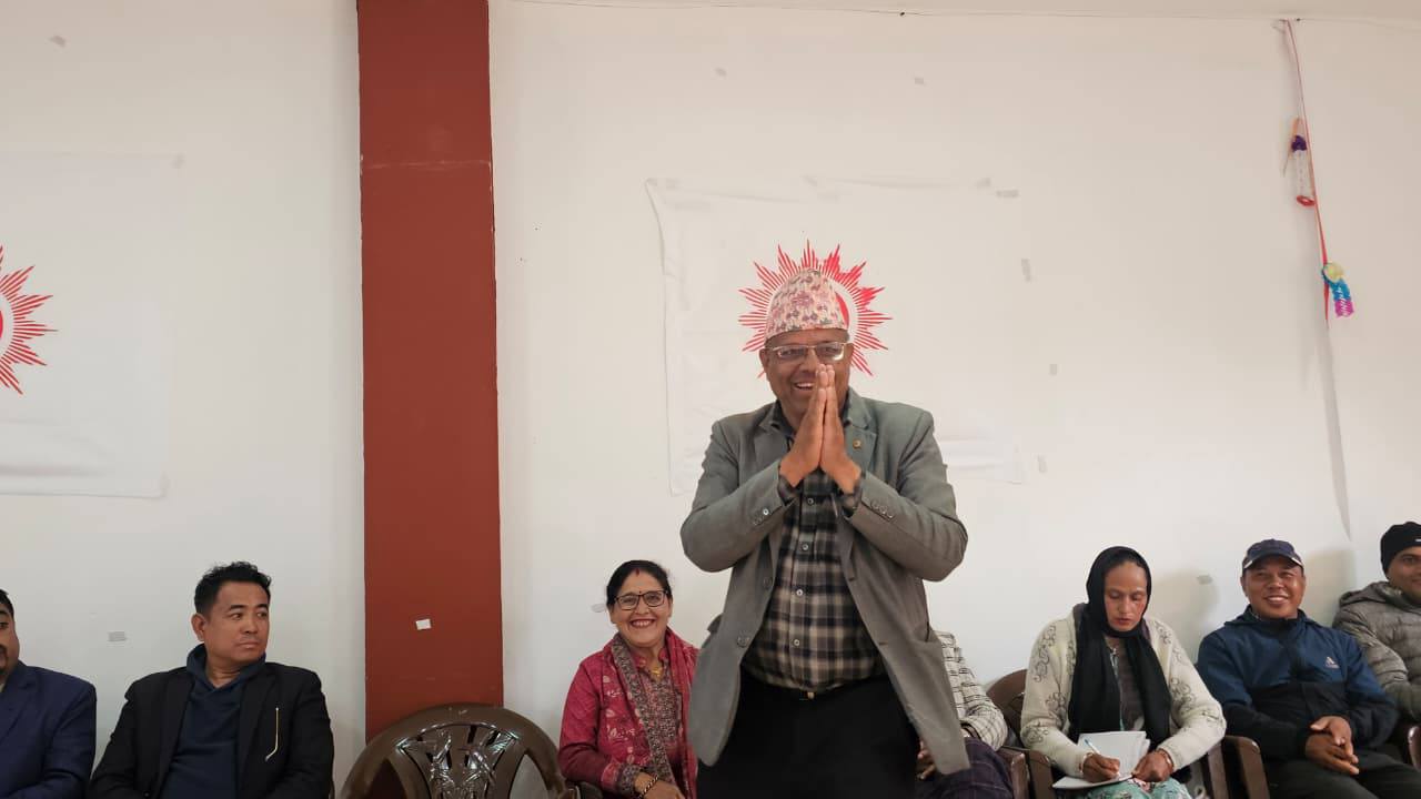 अधुरा काम पूरा गर्न मेरो उम्मेदवारी: एमाले उम्मेदवार आचार्य