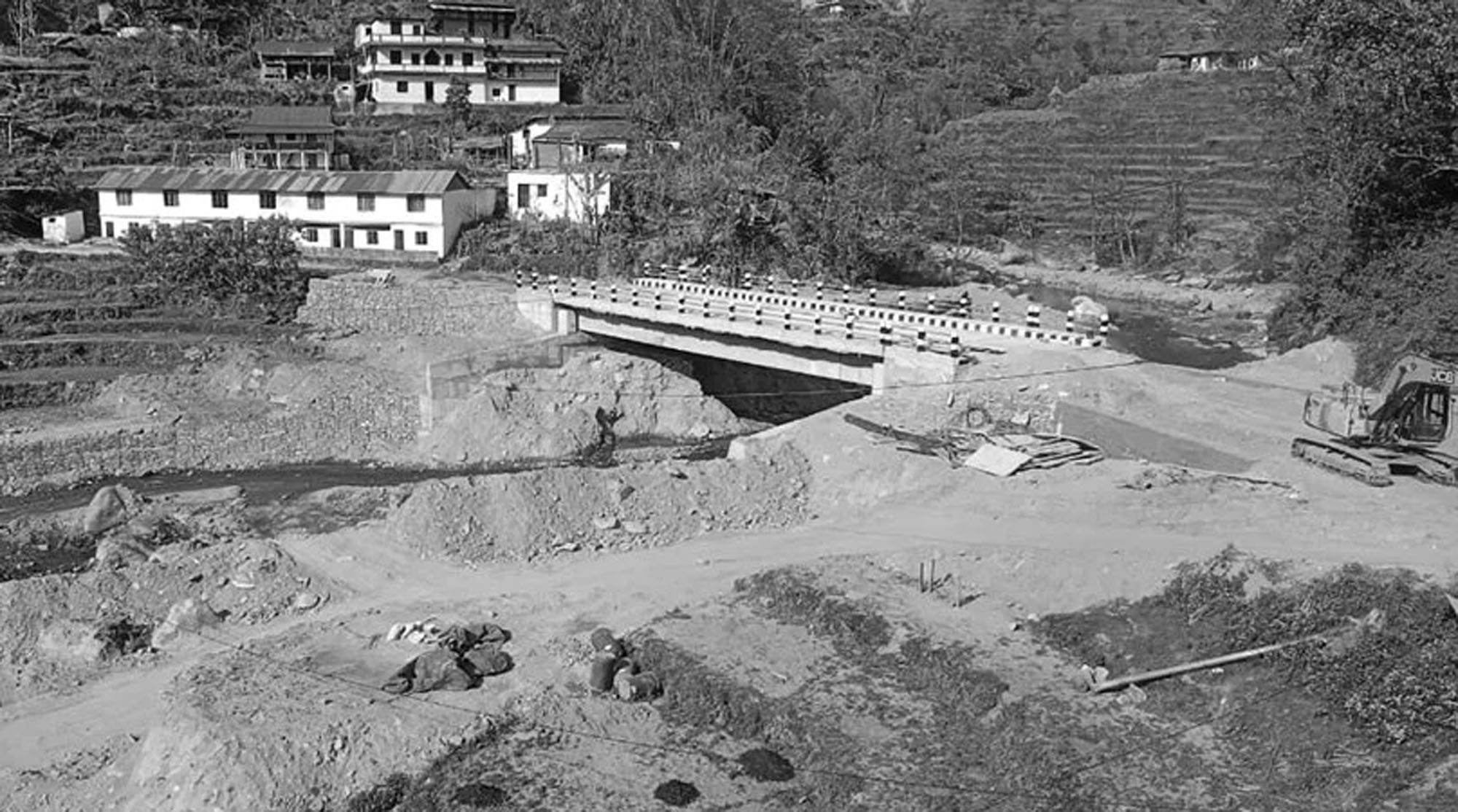 गुल्मीमा चार महिनामै पक्की पुल निर्माण